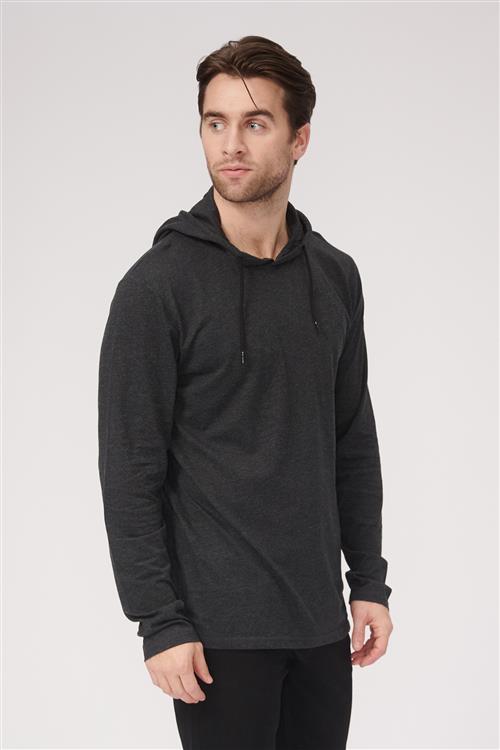 Light hoodie - Mørke Grå - Herre - M - TeeShoppen