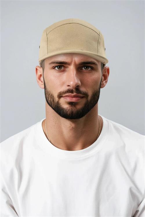 5 Panel Cap - Khaki - One Size - Urban Classics