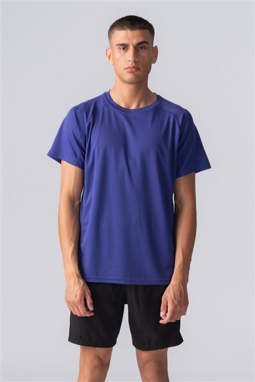 Trænings T-shirt - Lilla - Herre - 2XL - TeeShoppen