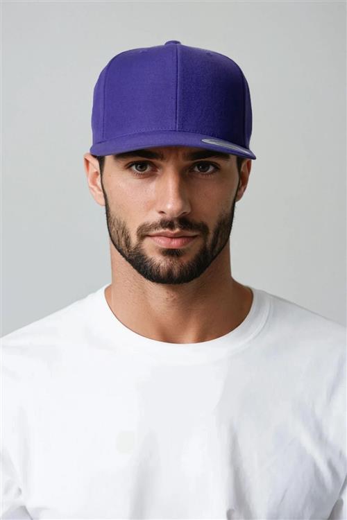 Classic Snapback - Purple - One Size - TeeShoppen