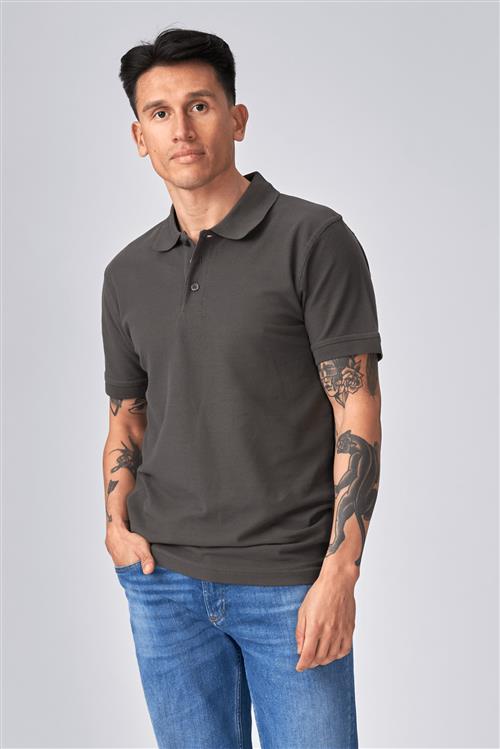 Basic Polo - Mørke Grå - Herre - 2XL - TeeShoppen