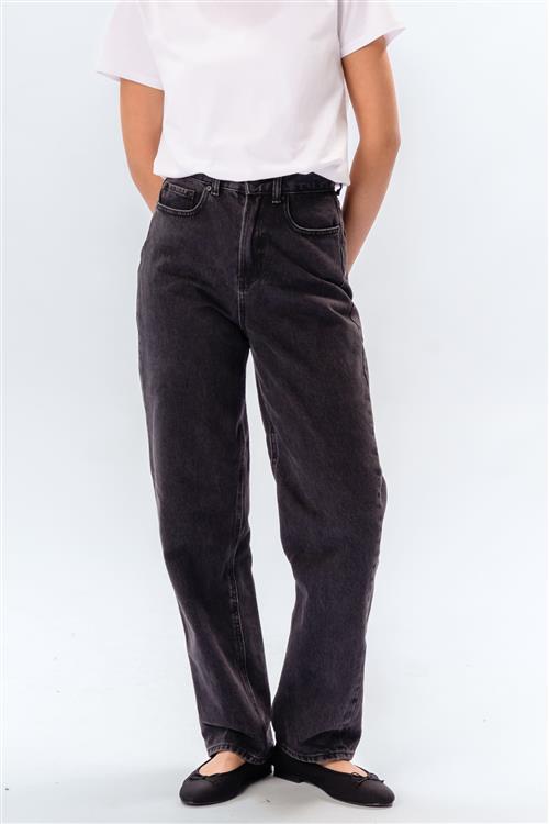 Originale Performance Loose Jeans - Washed Black Denim - Dame - 29/32 - TeeShoppen