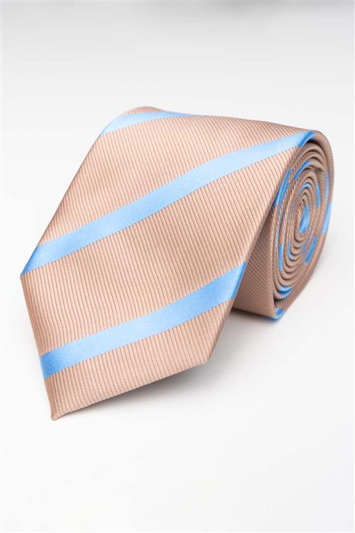 Slips - Sand/Lyseblå Stribet - One Size - TeeShoppen