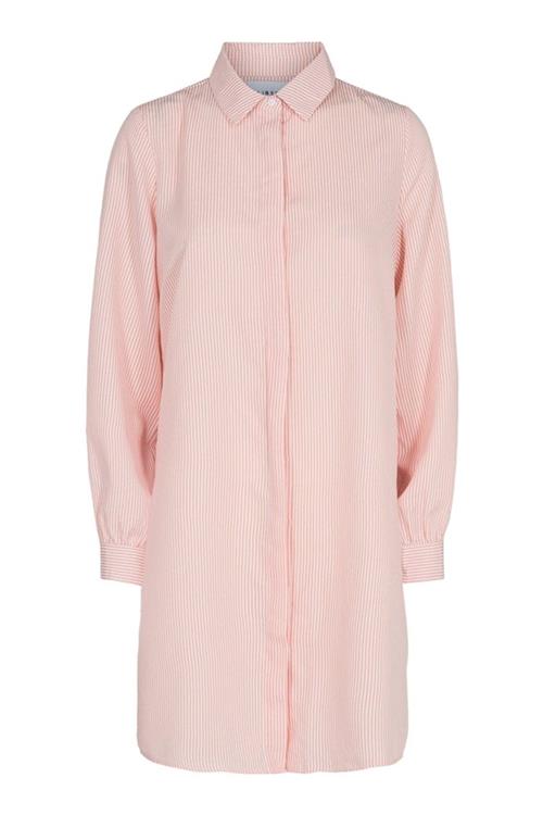 Ulrikke Shirt - Rose Hvid Stribet - Dame - L - Liberté