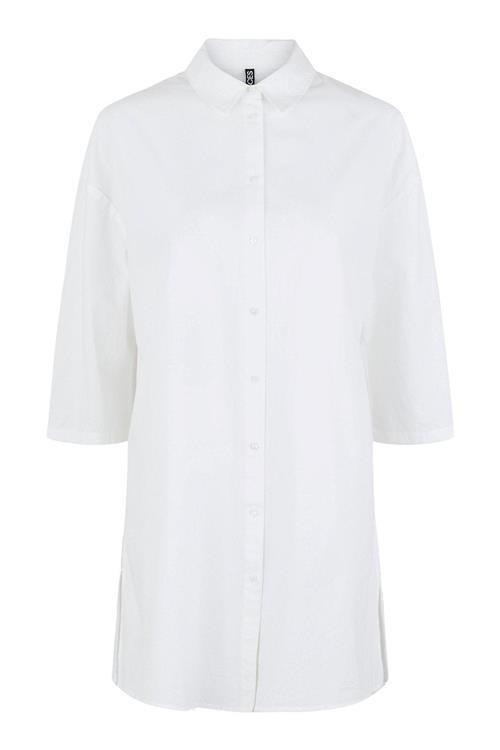 Vudde 3/4 Skjorte - Lys Hvid - Dame - XL - PIECES