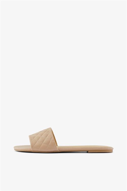 Pernille Quiltet Sandal - Beige - Dame - 40 - PIECES