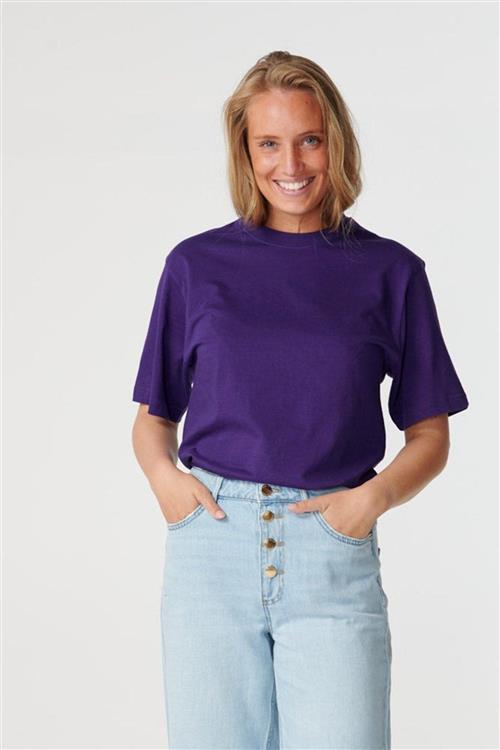 Oversized t-shirt - Violet - Dame - 3XS - TeeShoppen