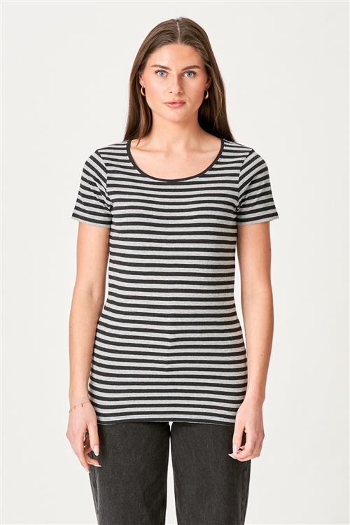 Nørregade T-shirt - Sort-Grå - M - TeeShoppen