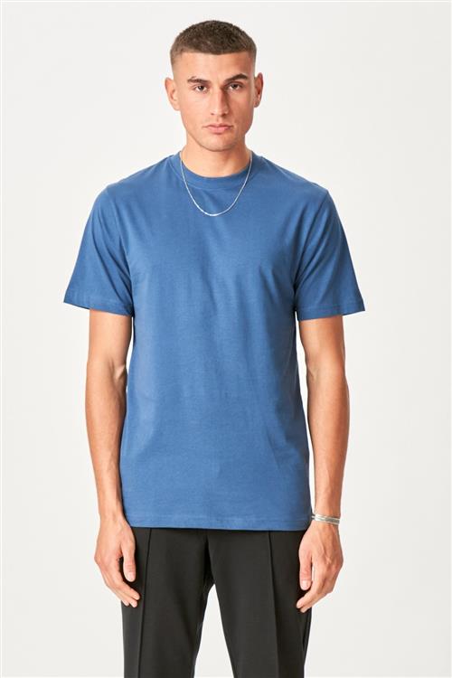 Oversized T-shirt - Harbour Blue - Herre - XS - TeeShoppen
