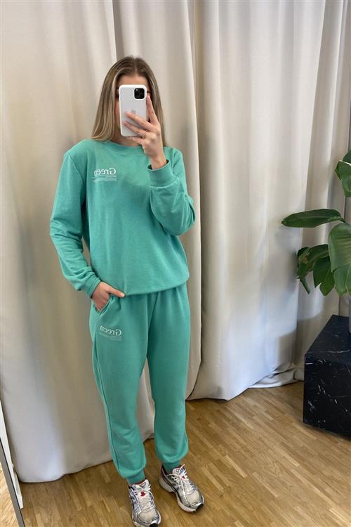 Colour Sweatpants - Grøn - M - ONLY