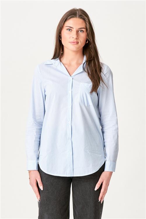 Sophia Skjorte - Lys blå - XS - TeeShoppen