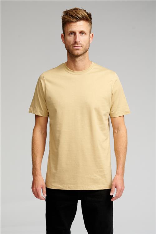 Basic T-shirt - Sand - FeHerre - 2XL - TeeShoppen
