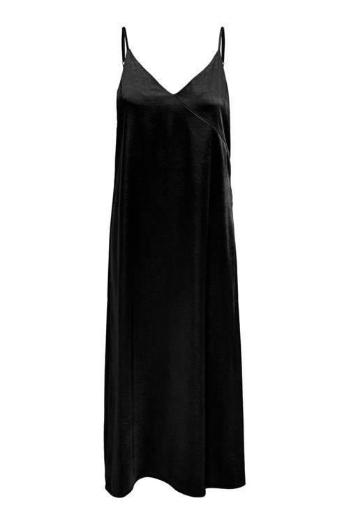 Cosmo Slip Kjole - Sort - XL - ONLY