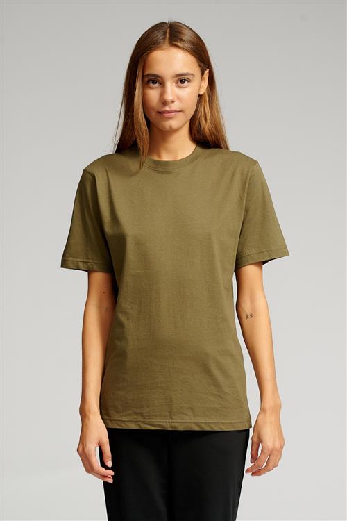 Oversized T-shirt - Army (dame) - Dame - S - TeeShoppen