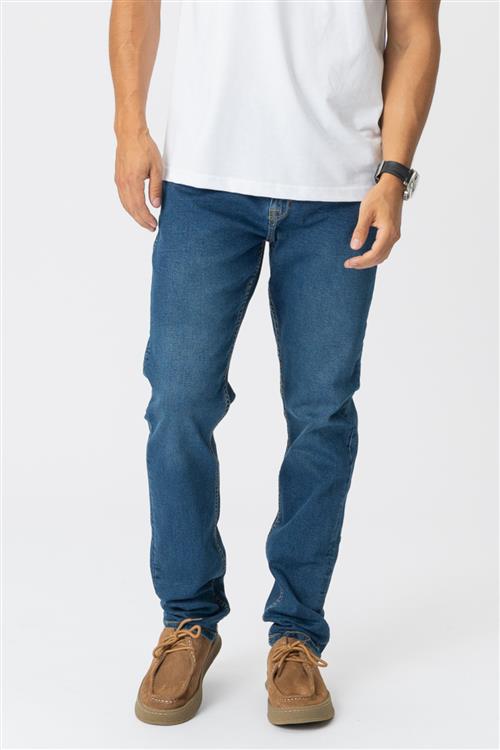 Originale Performance Jeans (Regular) - Medium Blue Denim - Regular fit - Herre - 42/32 - TeeShoppen