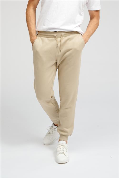 Basic Sweatpants - Mørk Beige - Herre - L - TeeShoppen