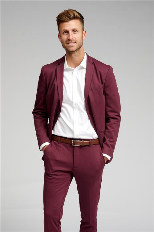Originale Performance Blazer - Bordeaux - Herre - 60 - TeeShoppen