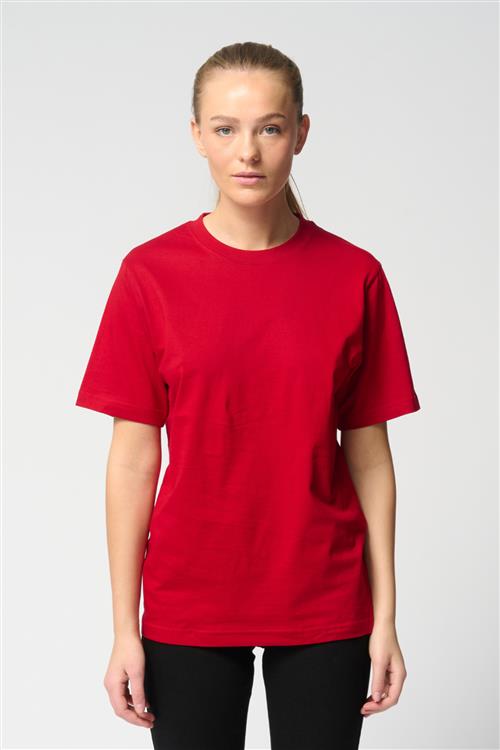 Oversized t-shirt - Rød - Dame - 2XL - TeeShoppen