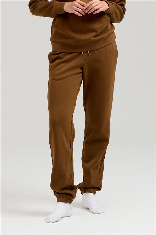 Basic Sweatpants - Brun - Dame - M - TeeShoppen