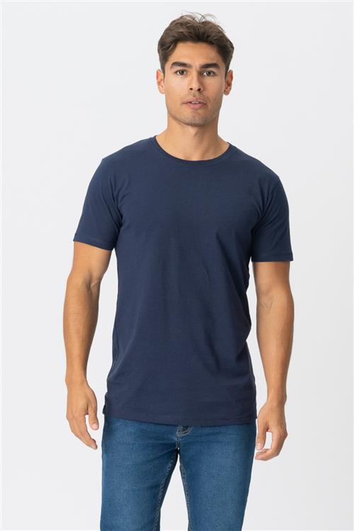 Muscle T-shirt - Navy - Herre - L - TeeShoppen