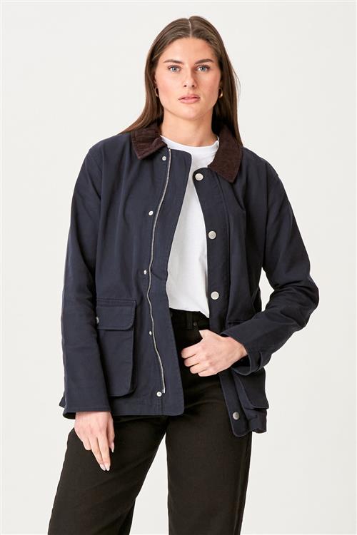 Twill Jacket - Navy - M - TeeShoppen