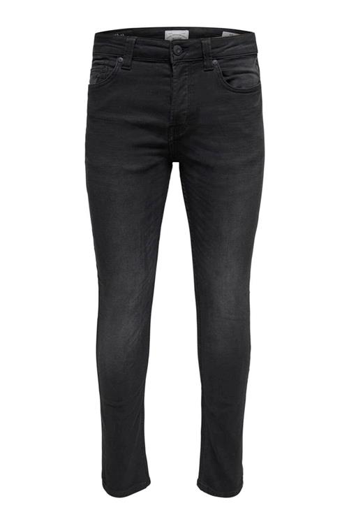Loom Jog Jeans - Denim Sort - Herre - 34/34 - Only & Sons