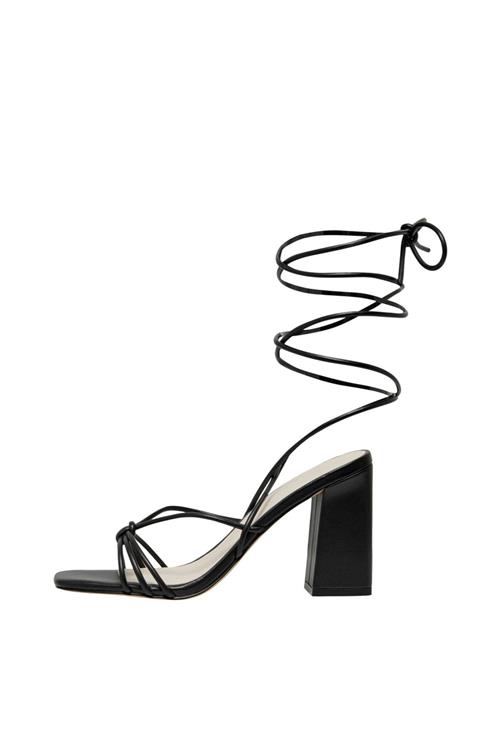 Højhælet Sandal - Sort - 41 - ONLY