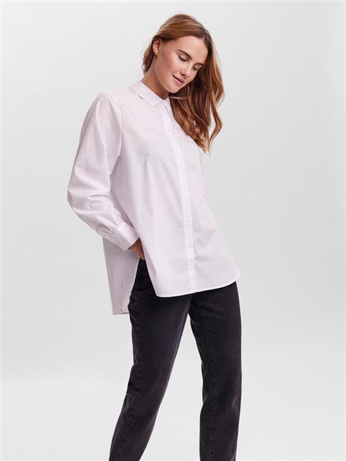 Ella Basic Skjorte - Hvid - Dame - S - Vero Moda