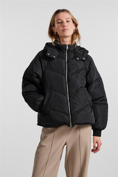 Neli City Puffer Jakke - Sort - Dame - M - PIECES