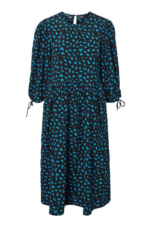 Anemone Midi Kjole - Blue Aster - M - PIECES