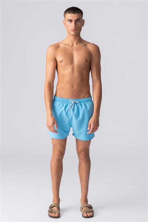 Badeshorts - Turkis - XL - TeeShoppen
