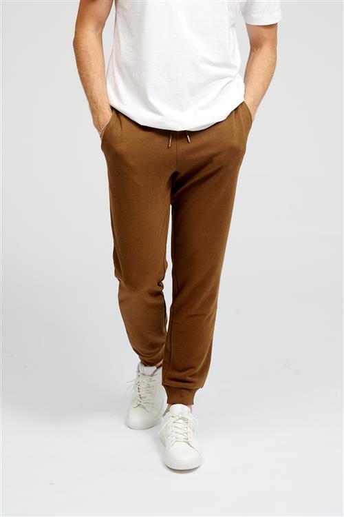 Basic Sweatpants - Brun - Herre - 2XL - TeeShoppen