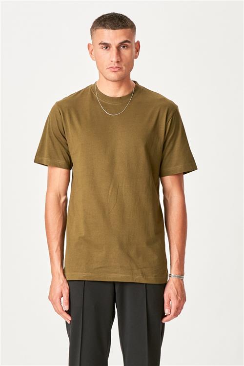 Oversized T-shirt - Army - Herre - XL - TeeShoppen