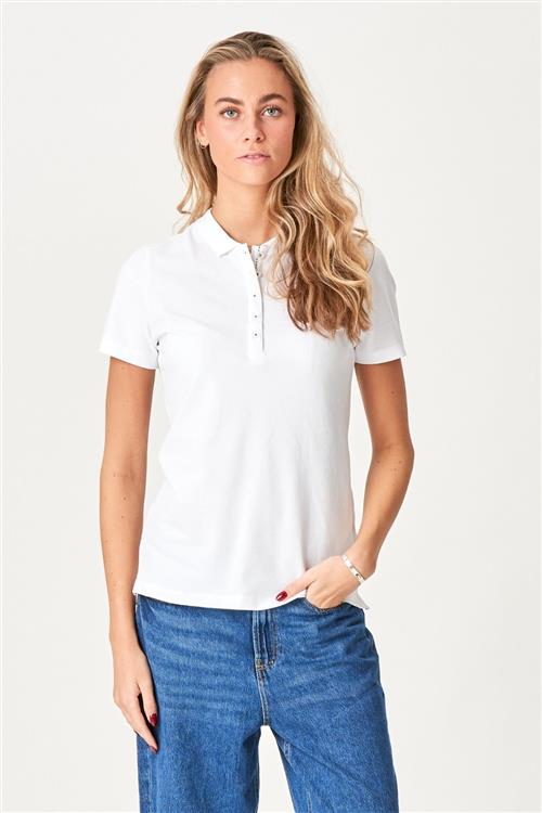 Polo Shirt - Hvid - Dame - XL - TeeShoppen