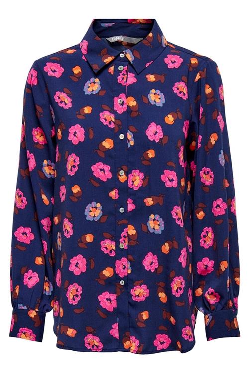 Vanessa Life Skjorte - Patriot Blue - XL - ONLY