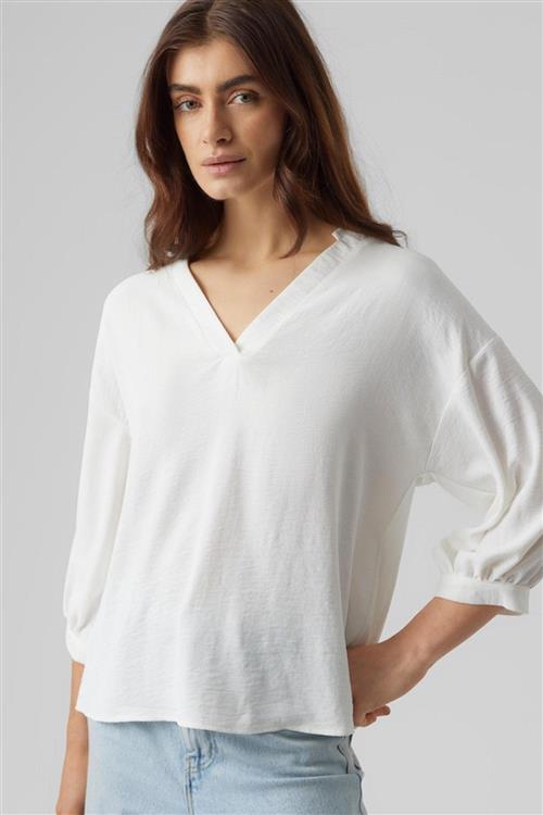 Unye V-hals Top - Snow White - XL - Vero Moda