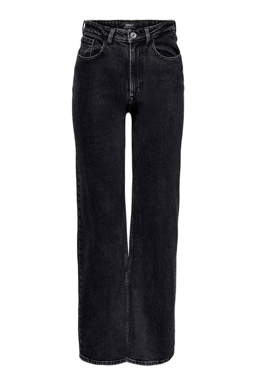 Juicy Jeans (wide leg) - Sort denim - Dame - 32/32 - ONLY