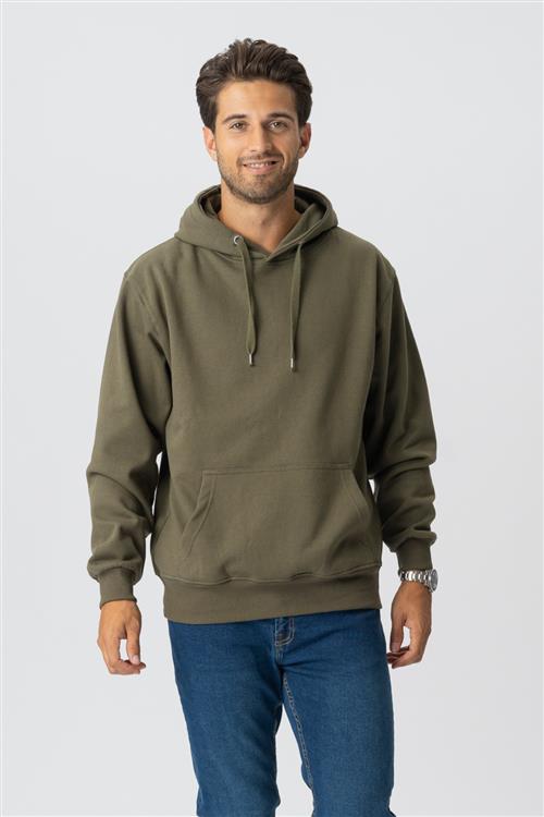 Basic hoodie - New Army - Herre - 2XL - TeeShoppen