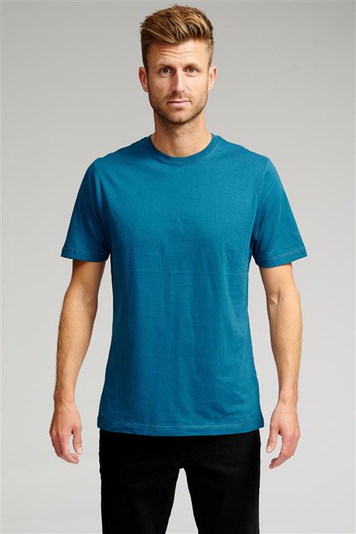 Basic T-shirt - Petroleumsblå - Herre - 2XL - TeeShoppen