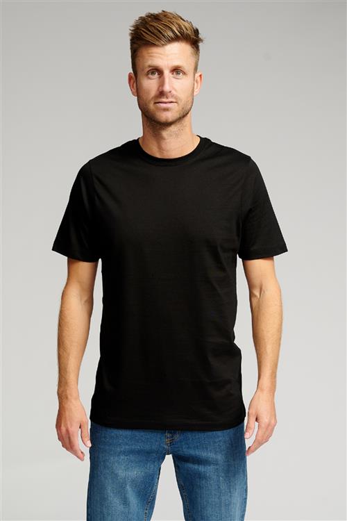 Basic T-shirt - Sort - Herre - S - TeeShoppen