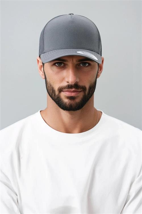 Retro Trucker Cap - Charcoal - One Size - Flexfit