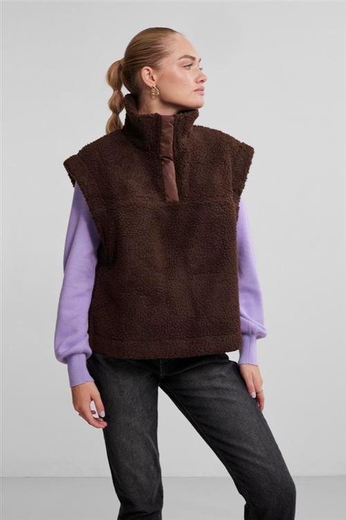 Daisy Vest - Chicory Coffee - L - PIECES