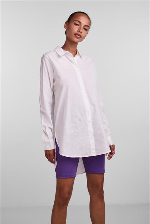 Jiva Langærmet Skjorte - Cloud Dancer - XL - PIECES