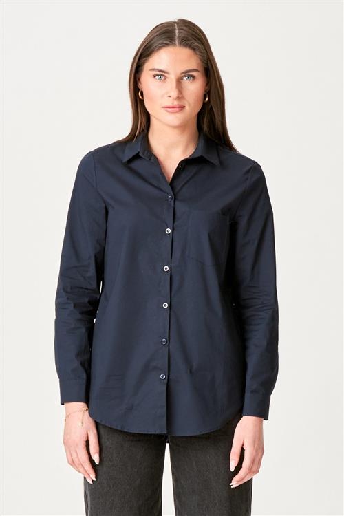 Ida Skjorte - Navy - XS - TeeShoppen