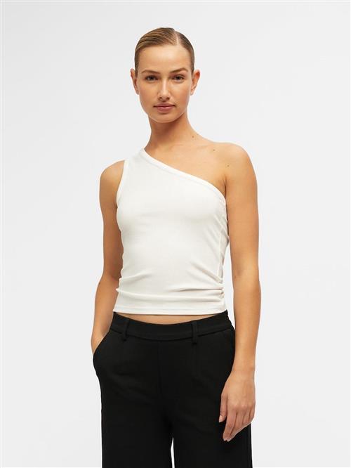 Luca One Shoulder Top - Hvid - S - Object