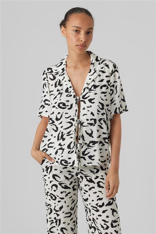 Fergie Tie Top - Snow White - S - Vero Moda