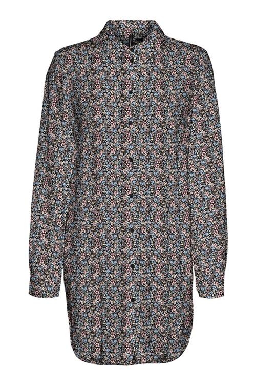 Easy Lang Skjorte - Sort - M - Vero Moda