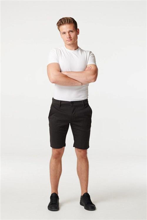 Chino Shorts - Mørkegrå - Herre - XL - TeeShoppen