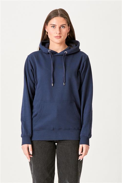 Oversized Hoodie - Navy - Dame - XL - TeeShoppen
