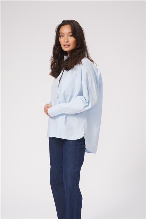 Relaxed Shirt - Lyseblå - Dame - XL - TeeShoppen